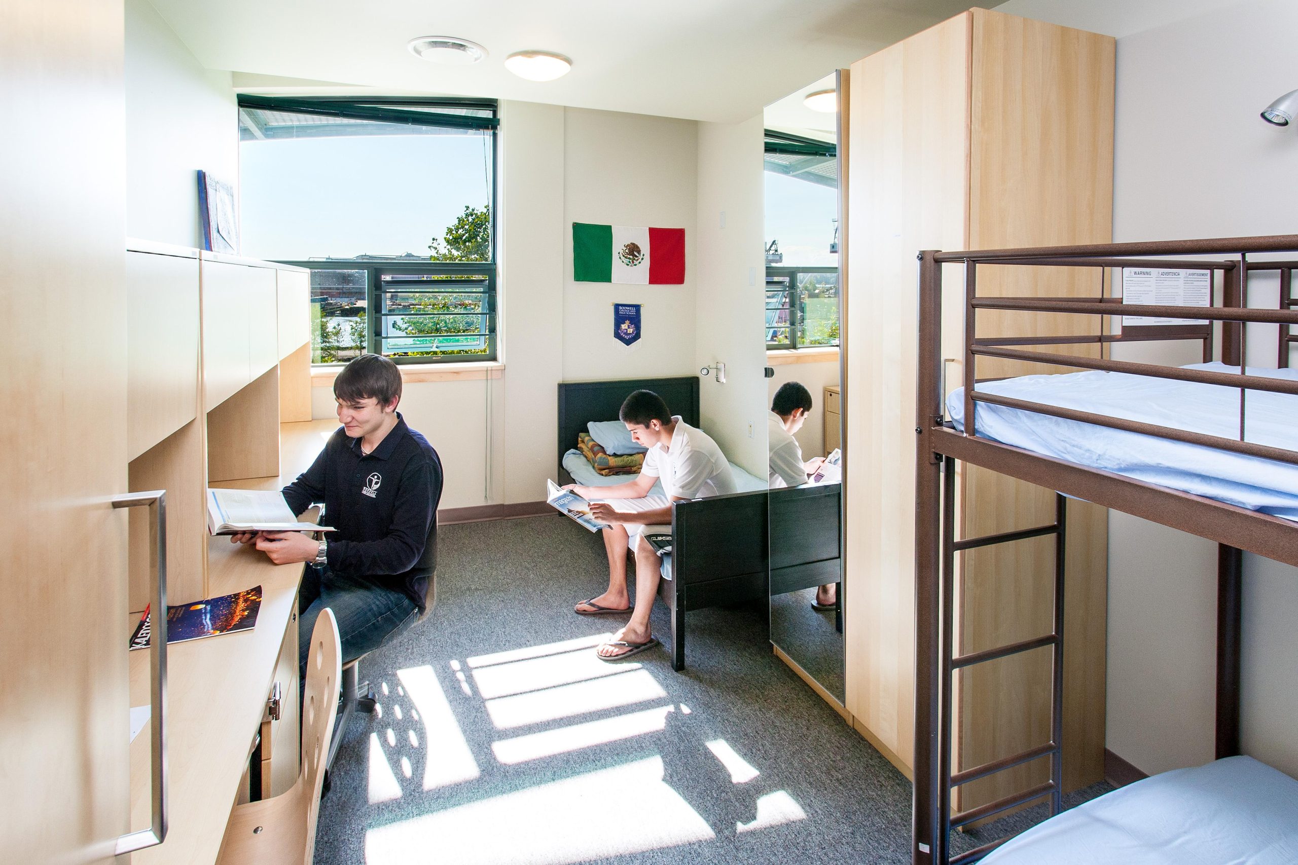 溫哥華寄宿高中 Boarding Residence 校內學生宿舍