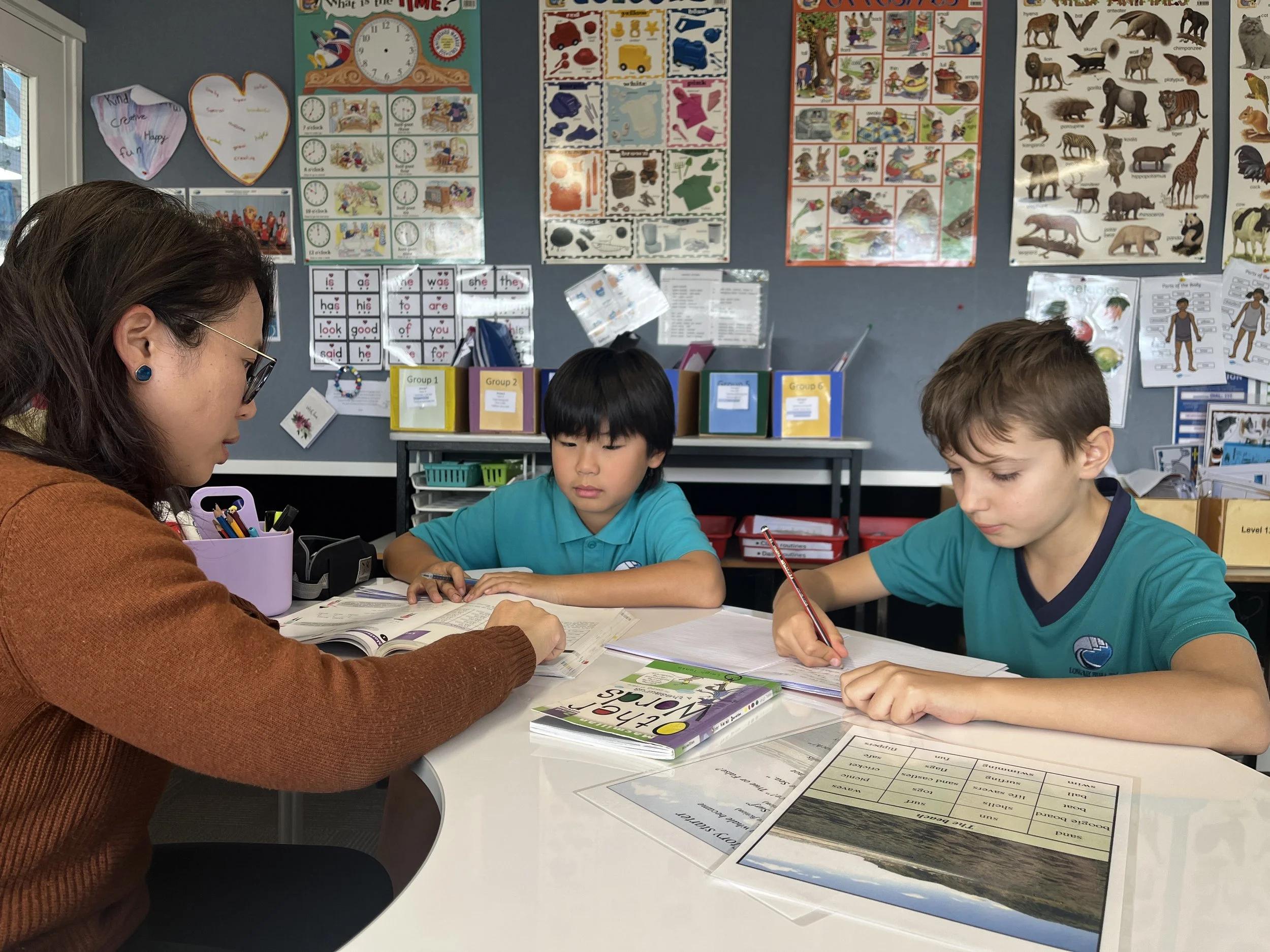 Long Bay Primary School 國際學生融入紐西蘭當地正式班級