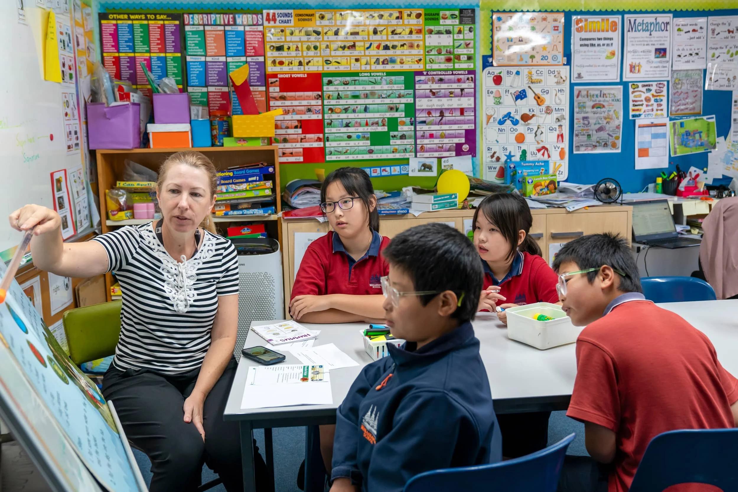 Long Bay Primary School 國際學生英文程度與 ESOL 入學適應支持